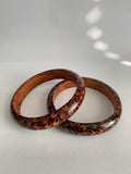 Cobra Skin Twin Handmade African Wooden Bracelets