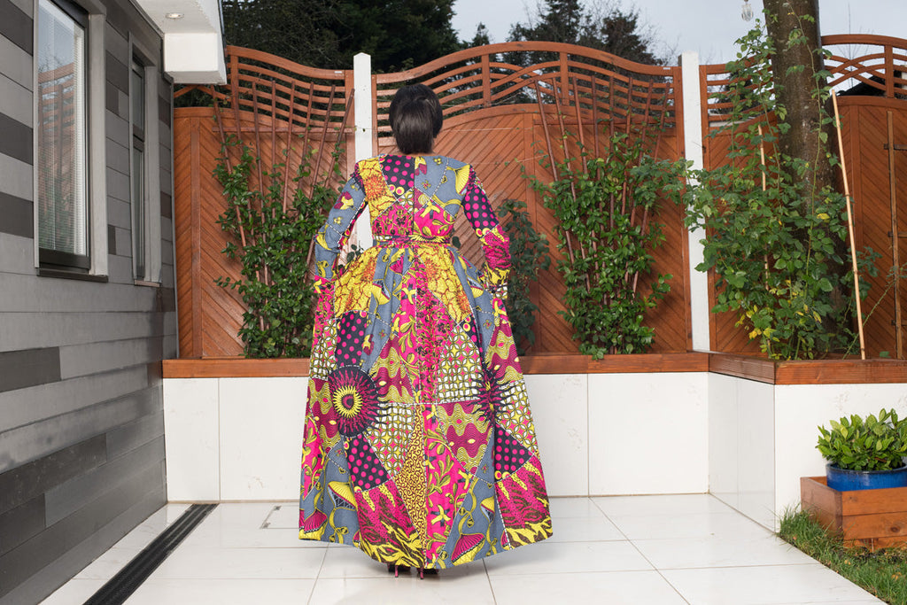 Deka Patchwork Maxi Dress