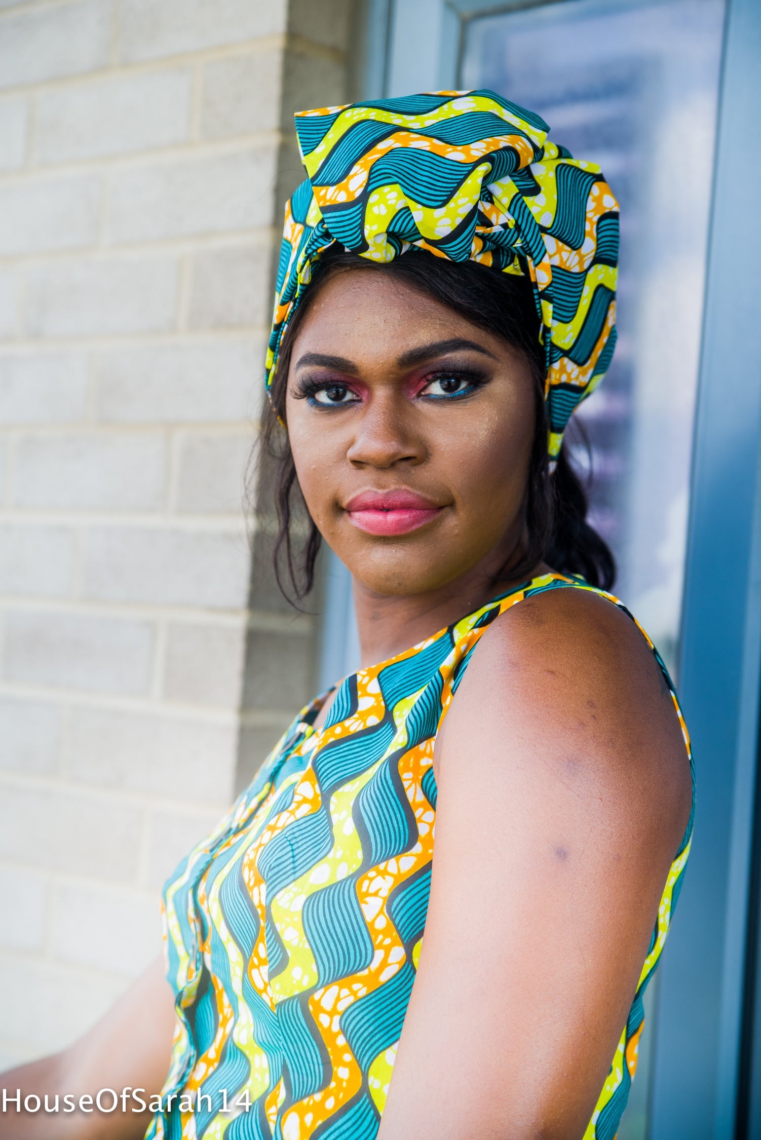 Fanta African Print Headwrap