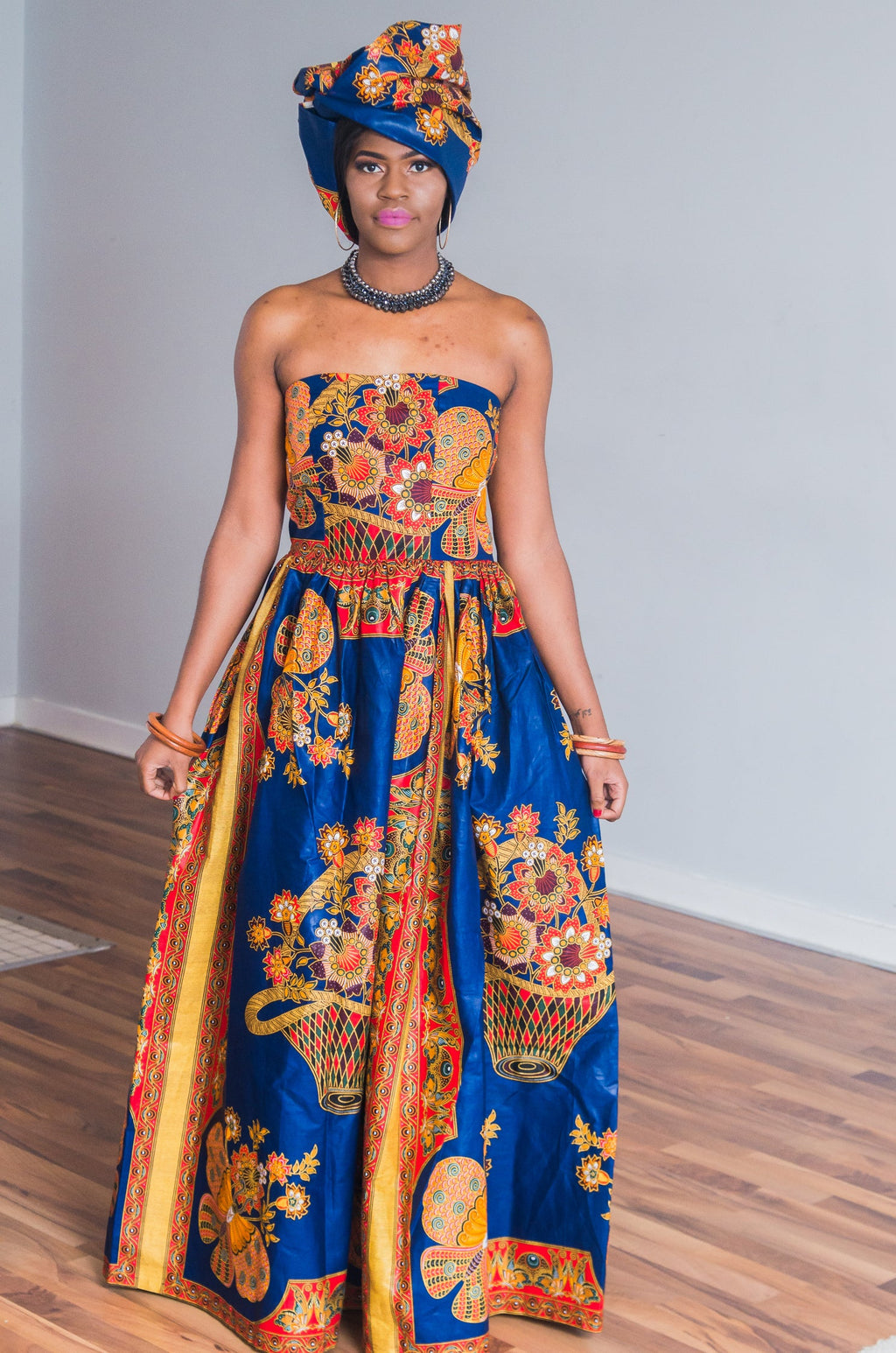 Bamenda African Maxi Dress-HouseOfSarah14