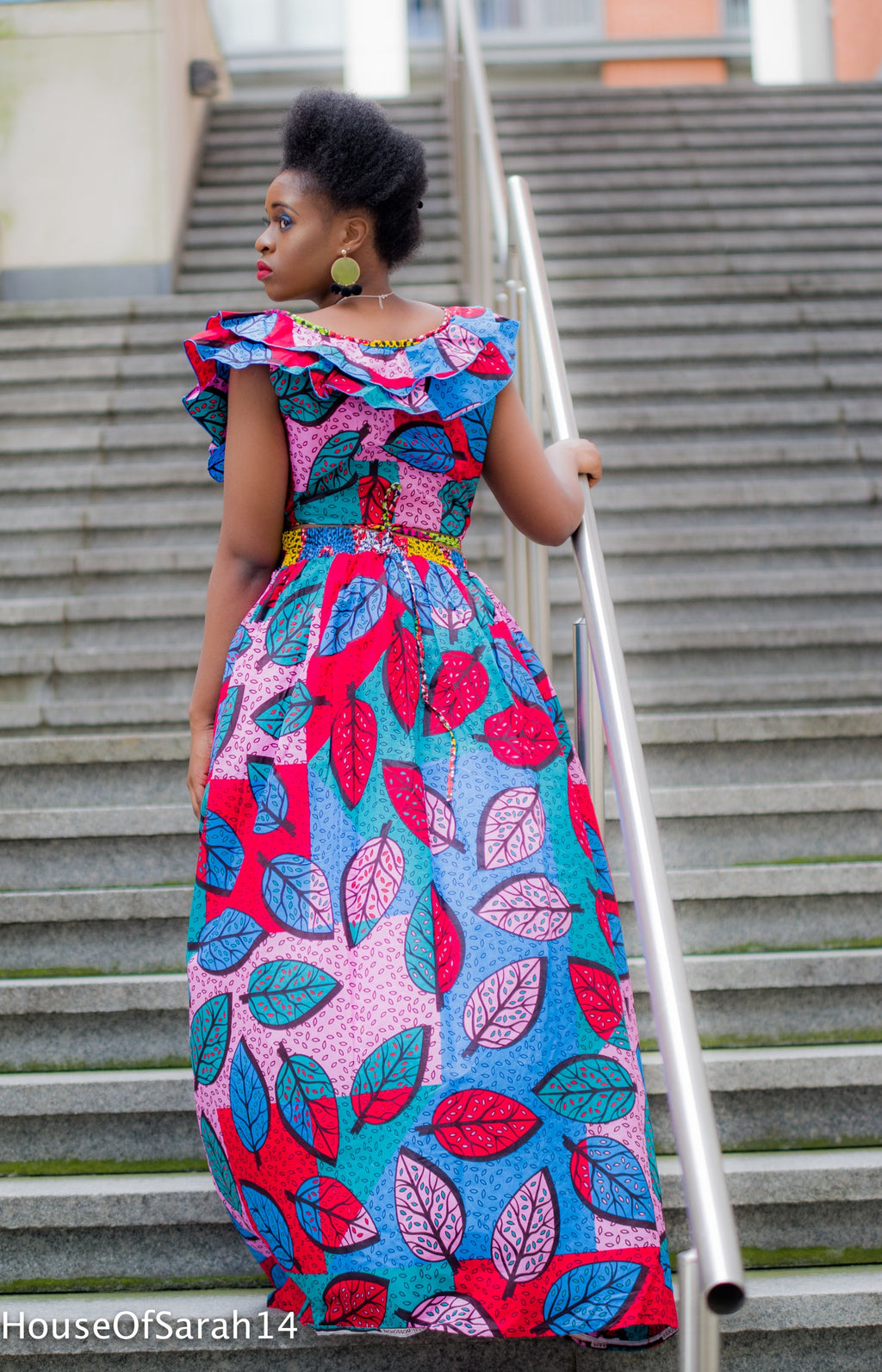 Moungo African Print Crop Top