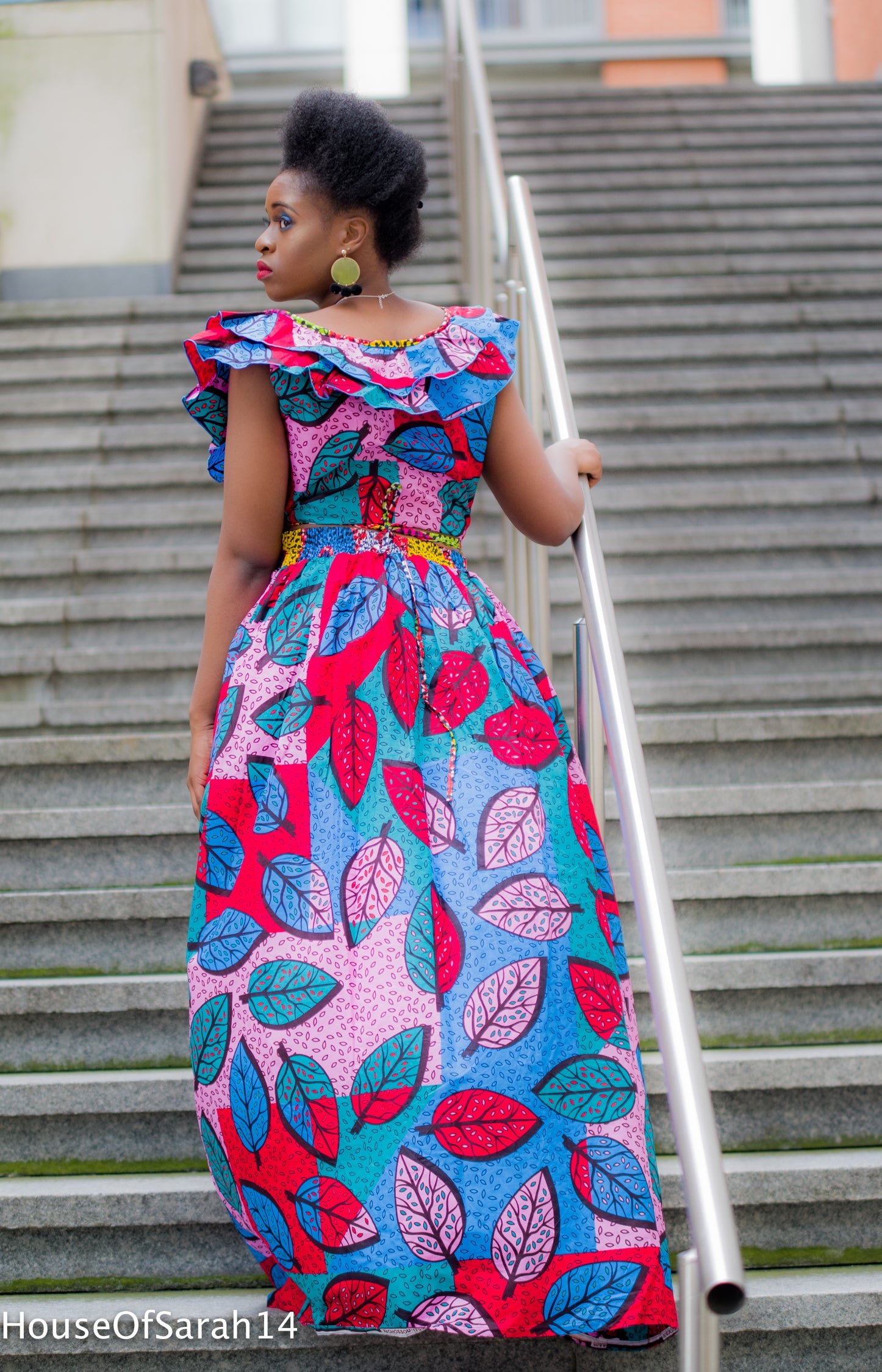 Moungo African Print Crop Top