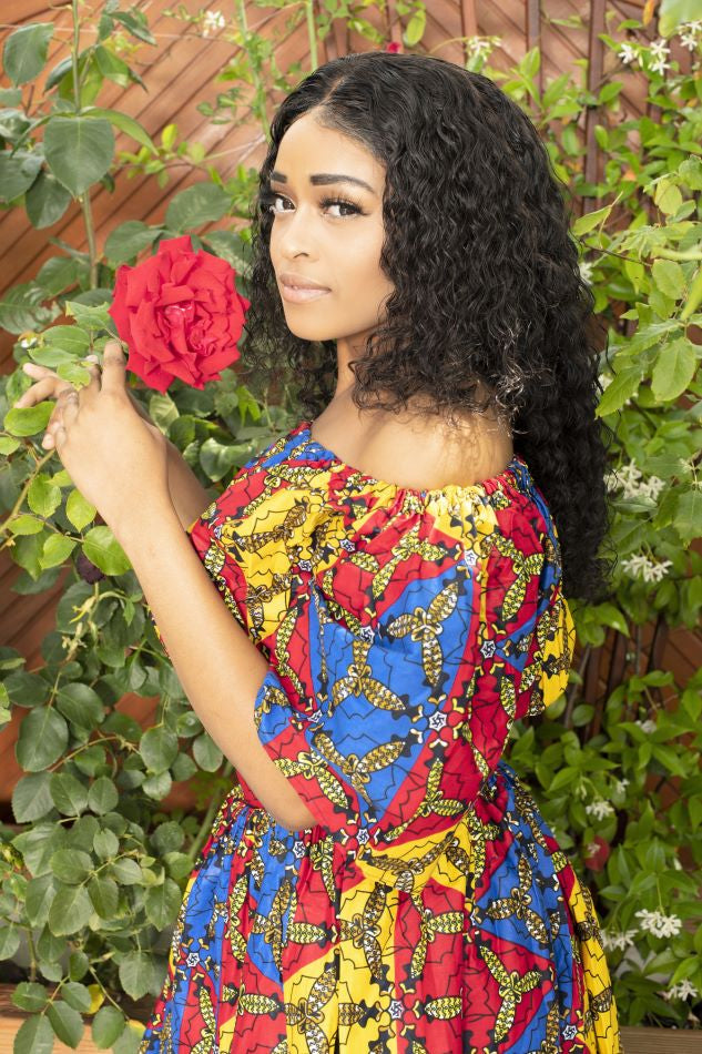 Sunlight African Print Crop Top