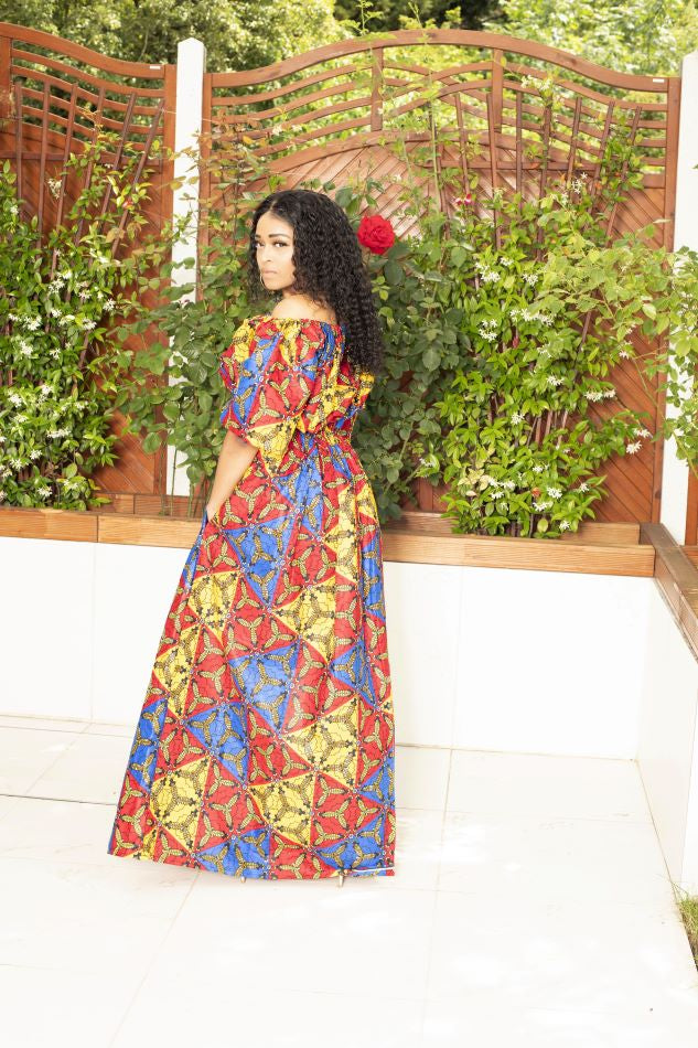 Sunlight African Print Crop Top