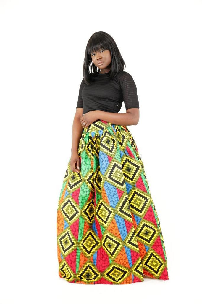 Sunshine African Maxi Skirt - HouseOfSarah14