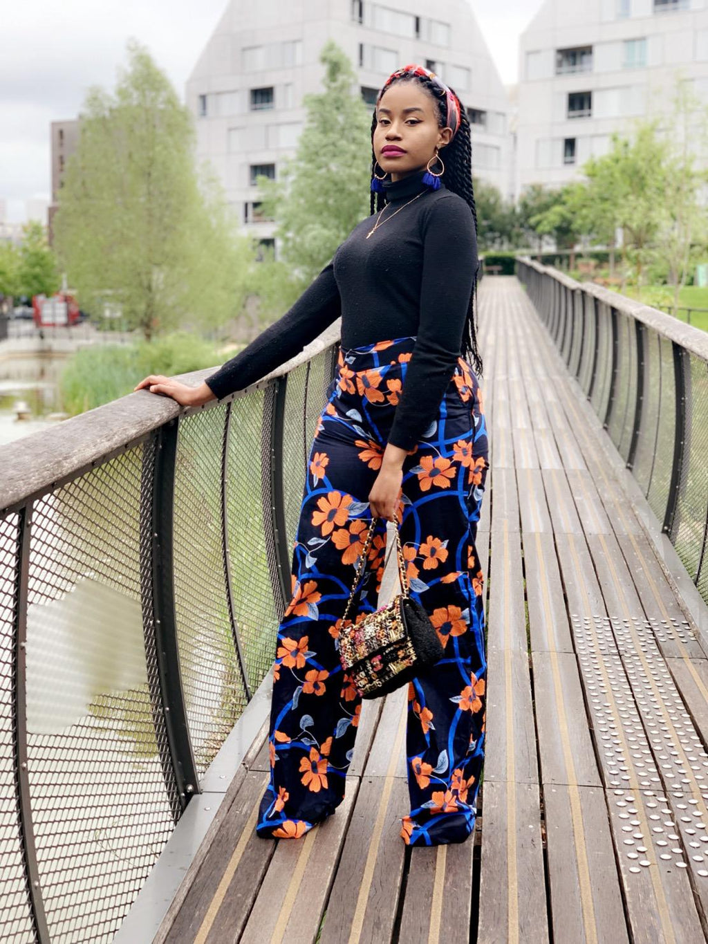 Dara African Print Trouser - Tall