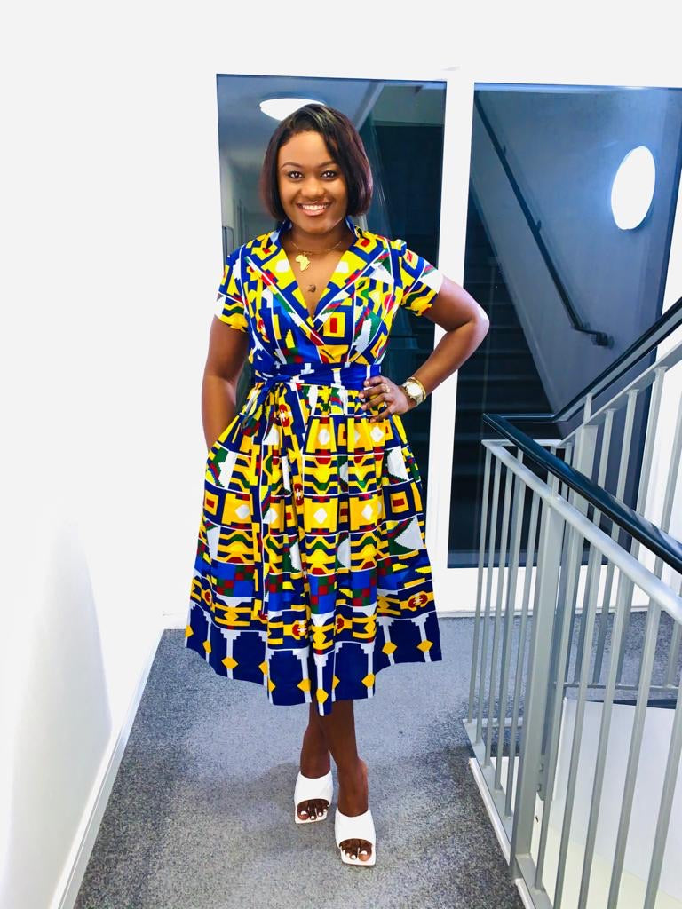Hosanna African Kente Dress
