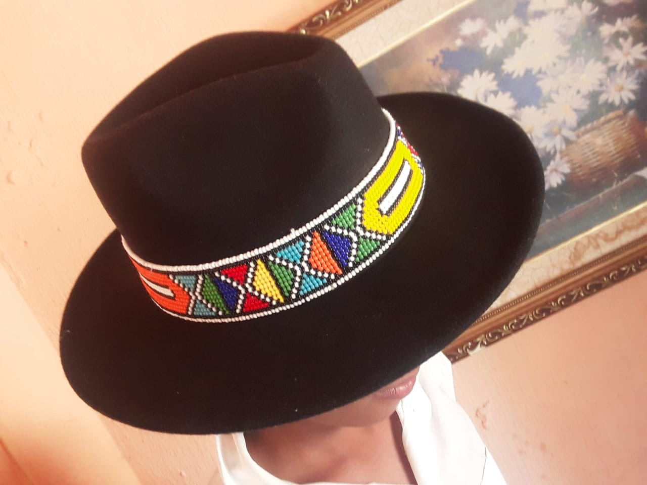 Zulu Beaded Fedora Hat