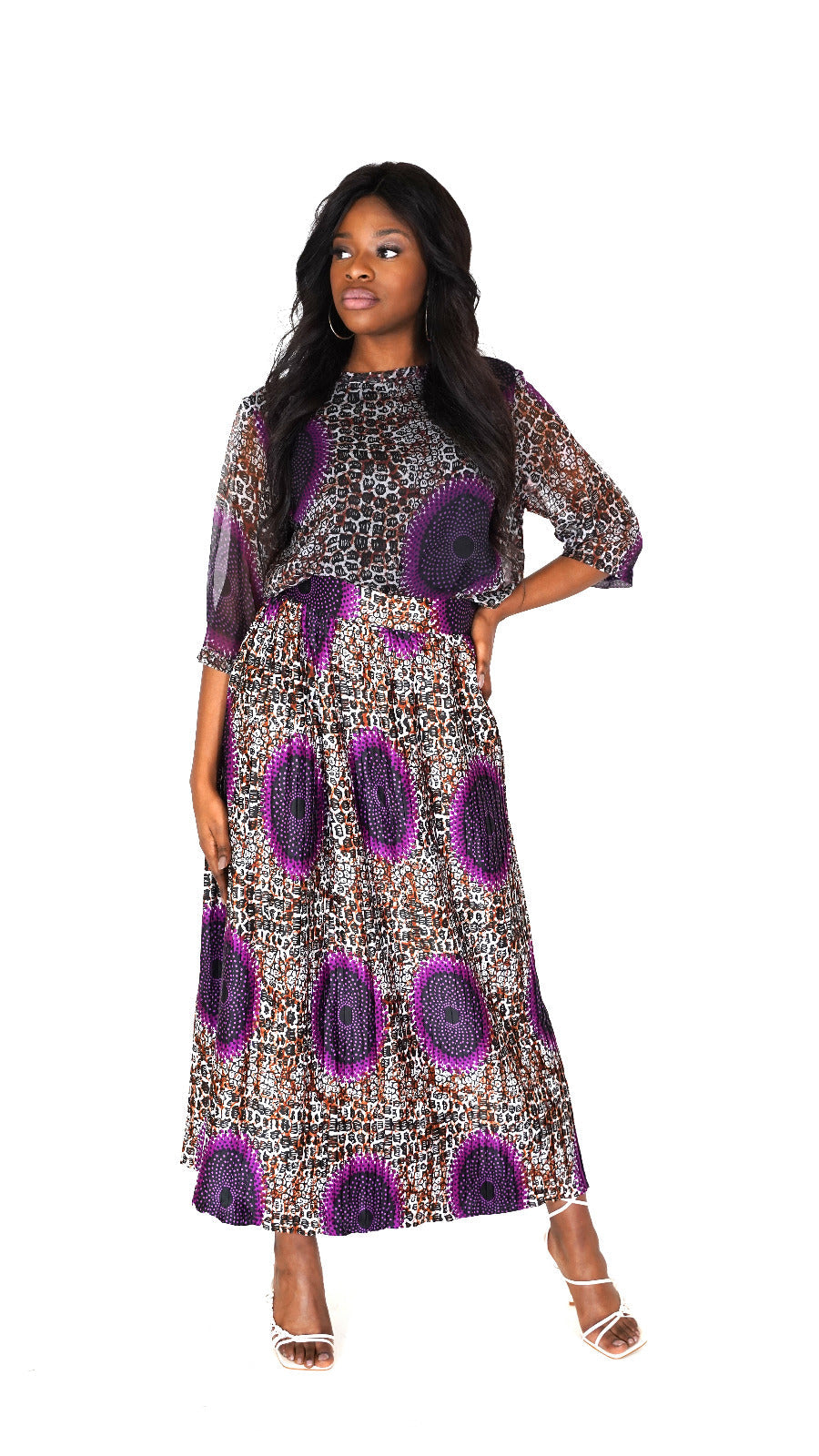 Dina Silk Satin Skirt