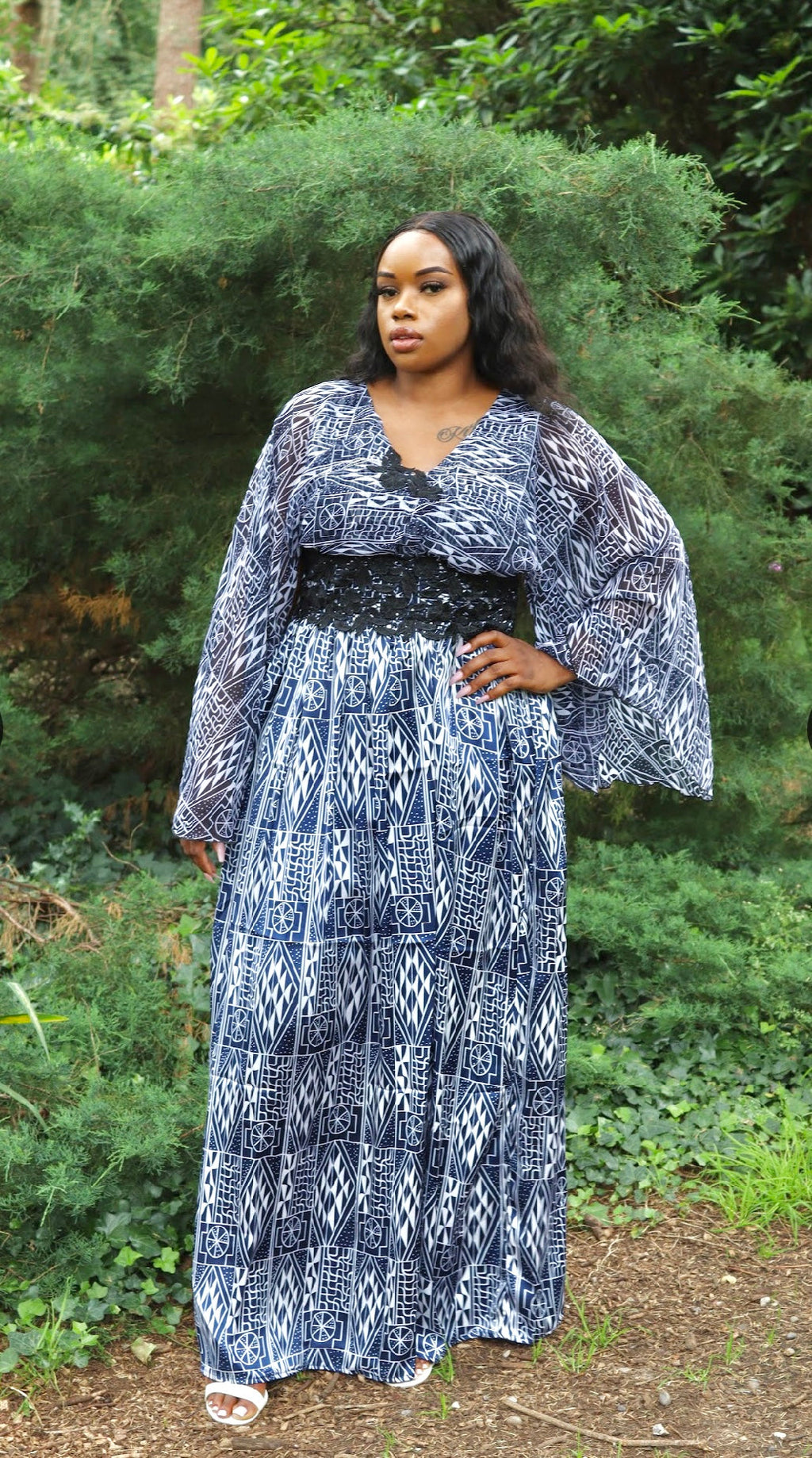 Dodo Ndop Silk Maxi Dress