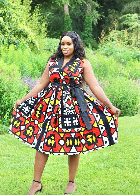 Rita African Dress Midi Dress
