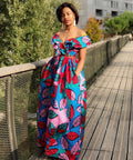 Moungo African Print Maxi Set