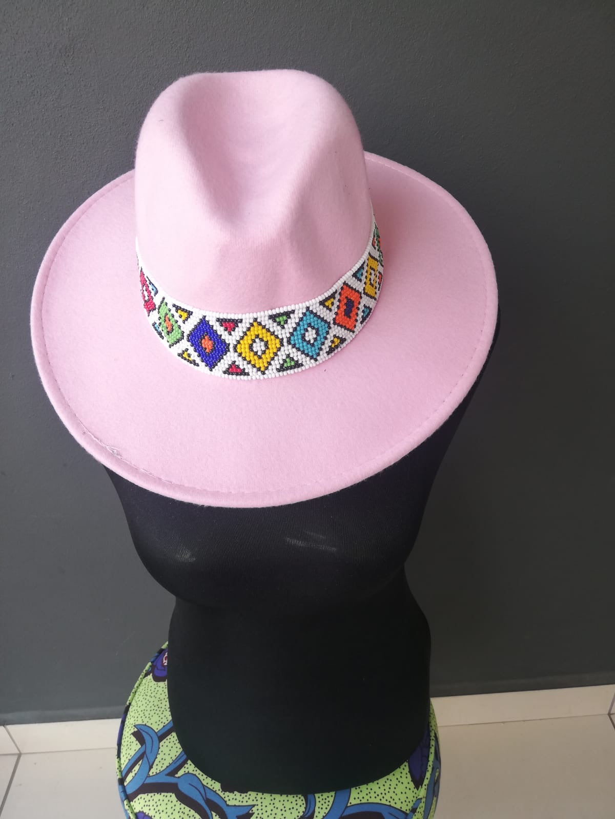 Zulu Beaded Fedora Hat