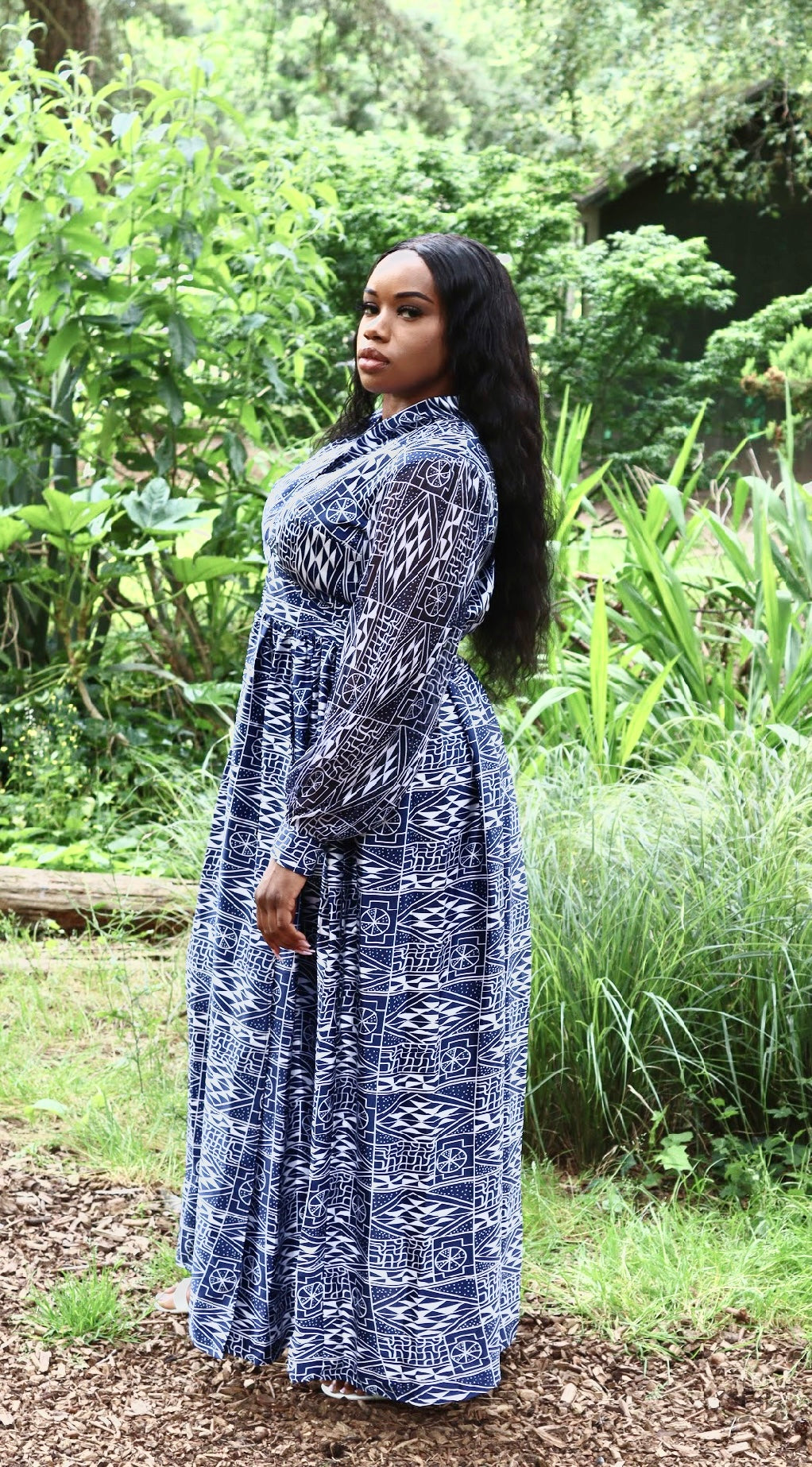 Magni Ndop Silk Maxi Dress