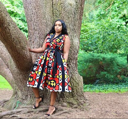 Rita African Dress Midi Dress