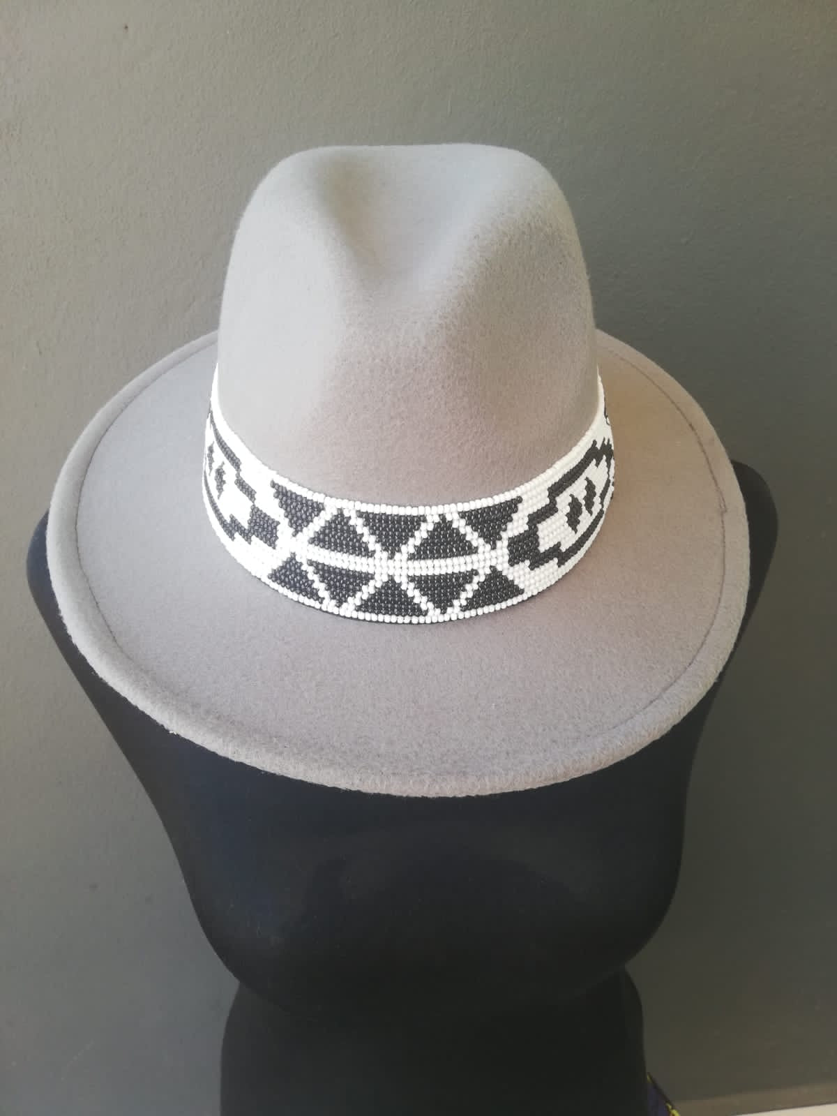 Zulu Beaded Fedora Hat