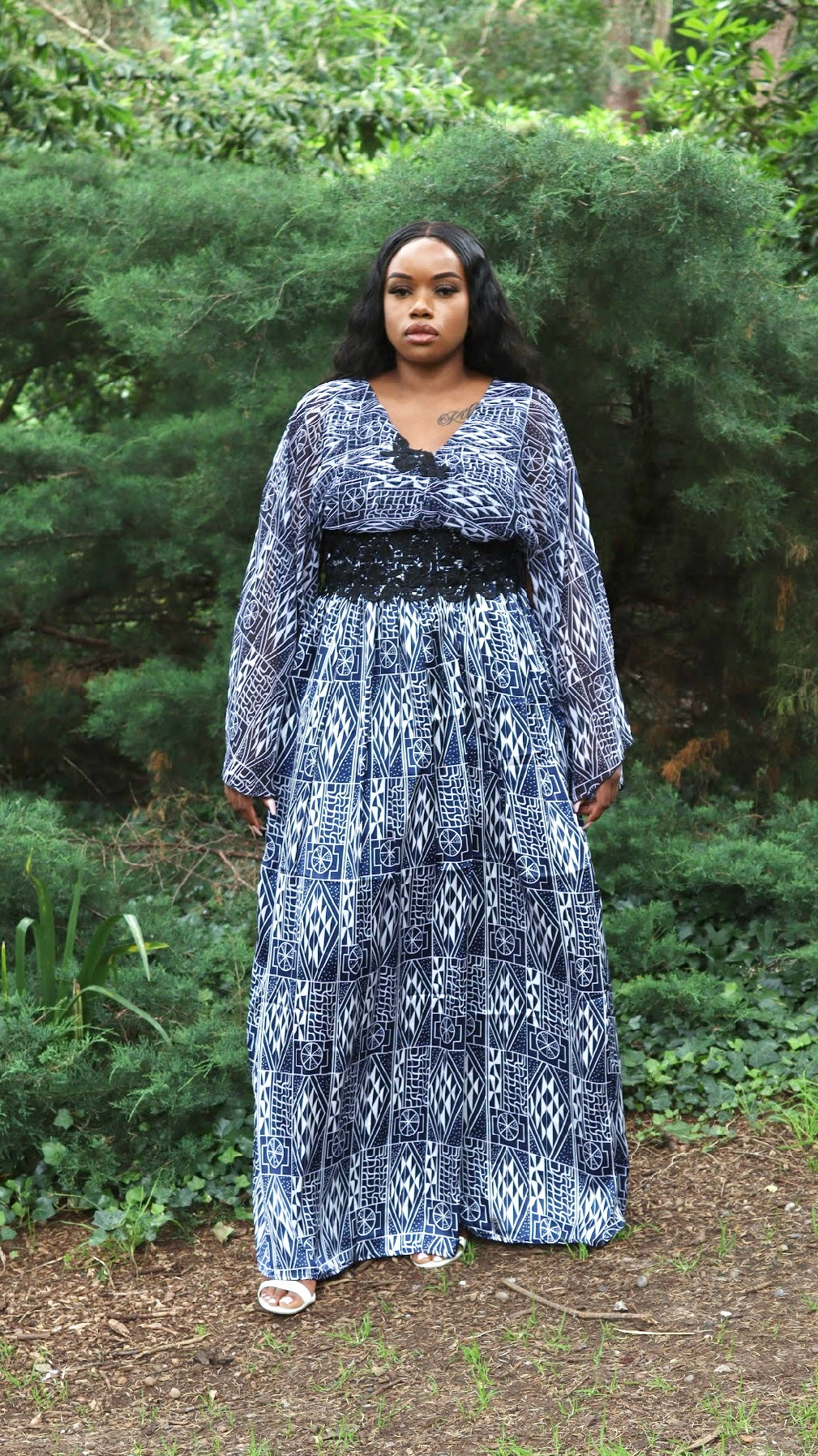 Dodo Ndop Silk Maxi Dress