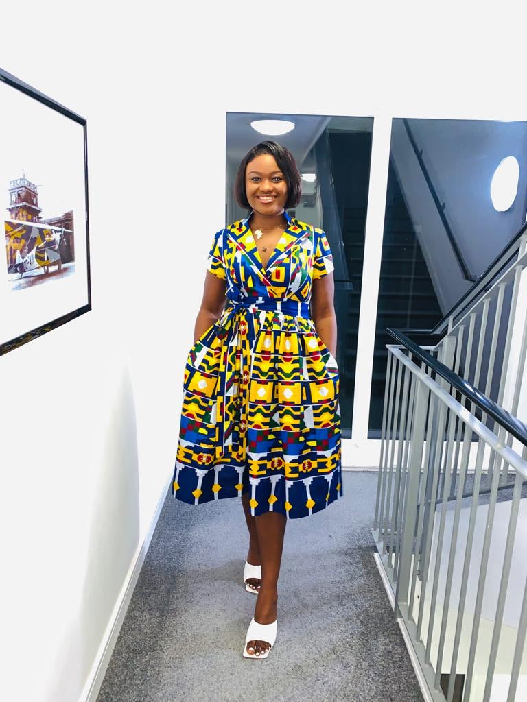 Hosanna African Kente Dress