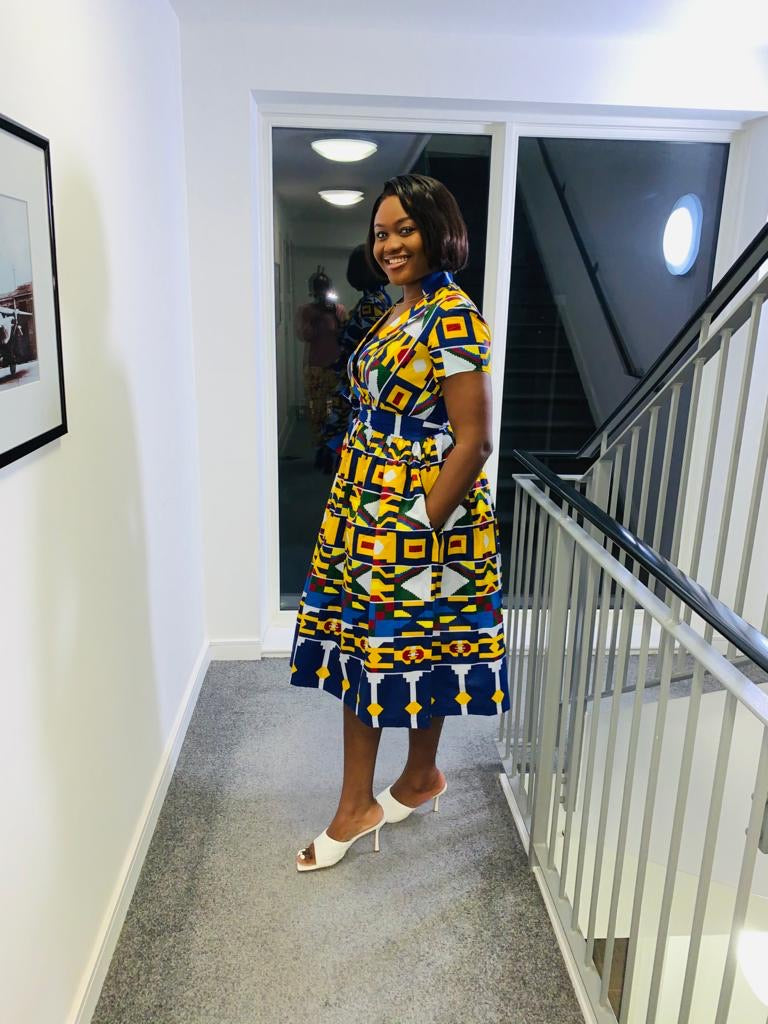 Hosanna African Kente Dress