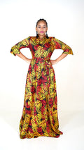 Leila Silk Maxi Dress