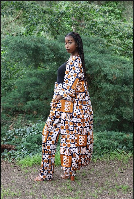 Rhema Silk Satin Kimono Set