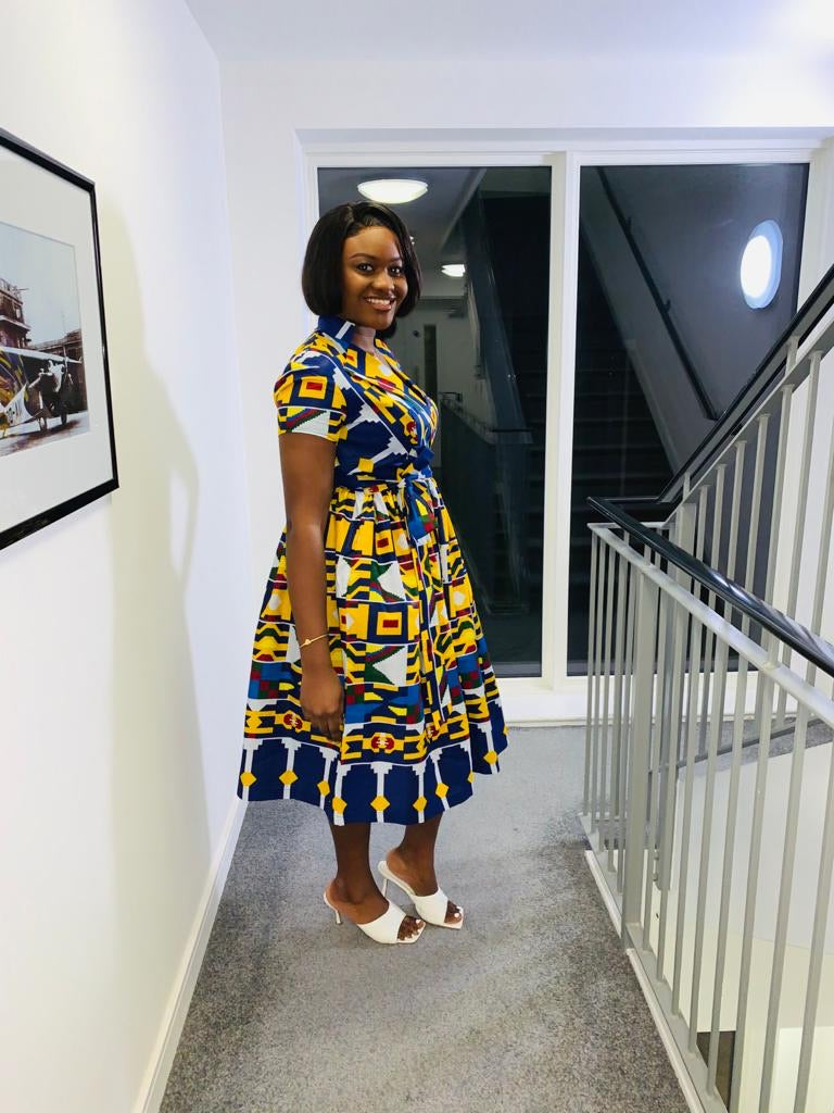 Hosanna African Kente Dress