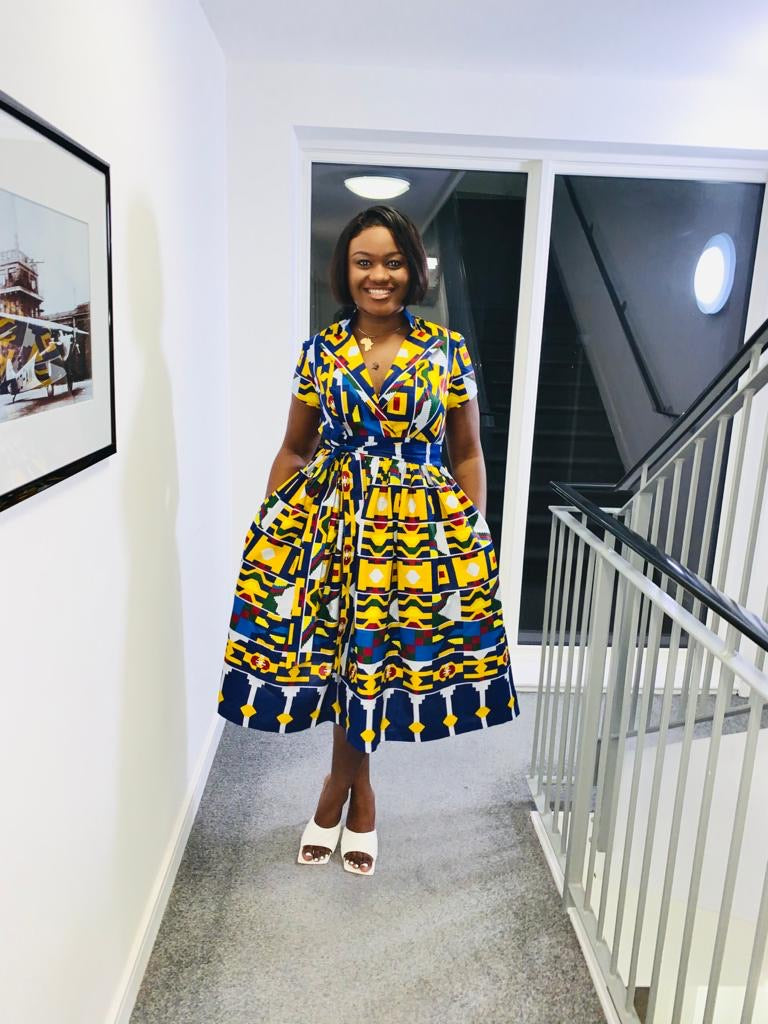 Hosanna African Kente Dress