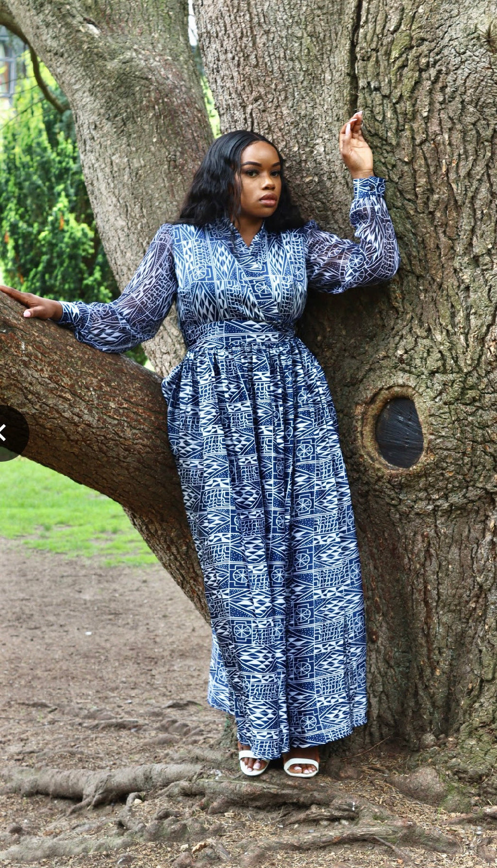 Magni Ndop Silk Maxi Dress