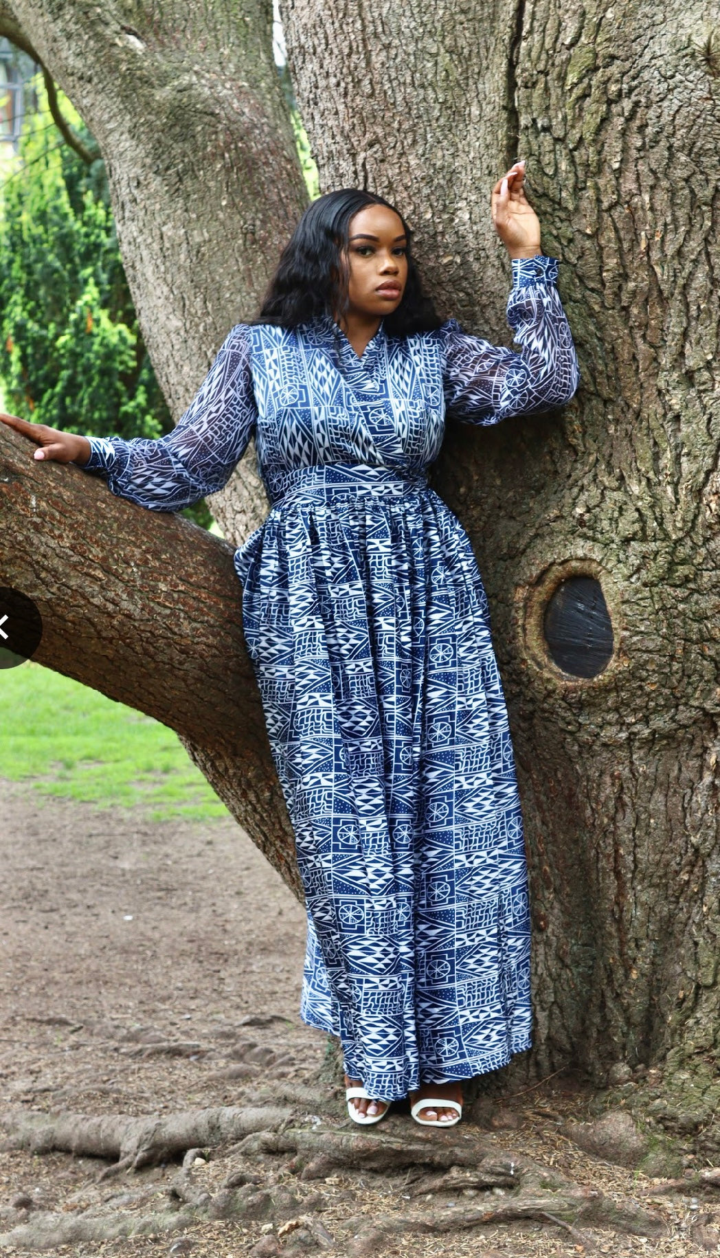 Magni Ndop Silk Maxi Dress