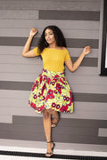 Logpom African Midi Skirt