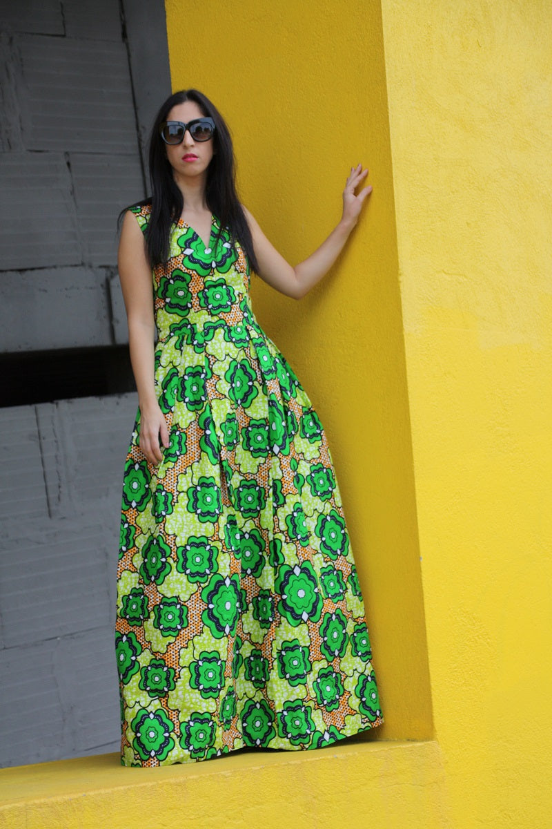 Rosetta African Maxi Dress