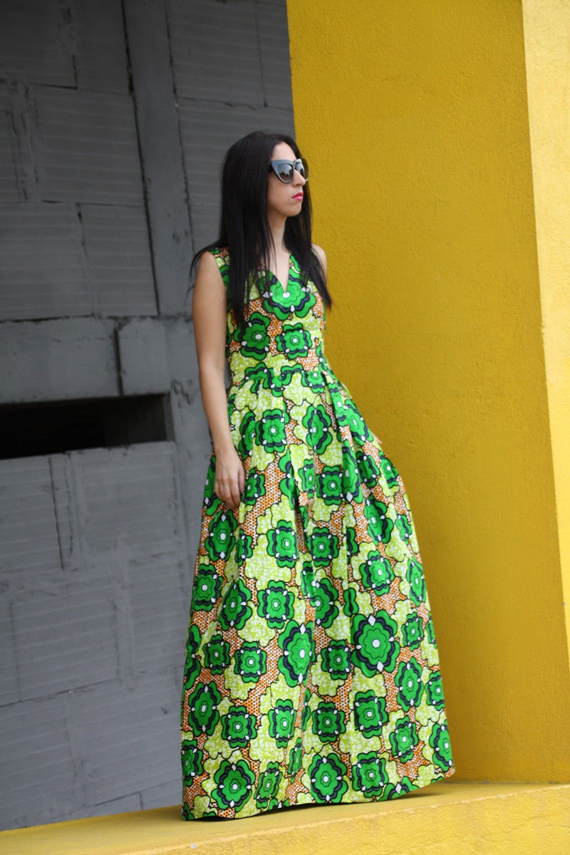 Rosetta African Maxi Dress