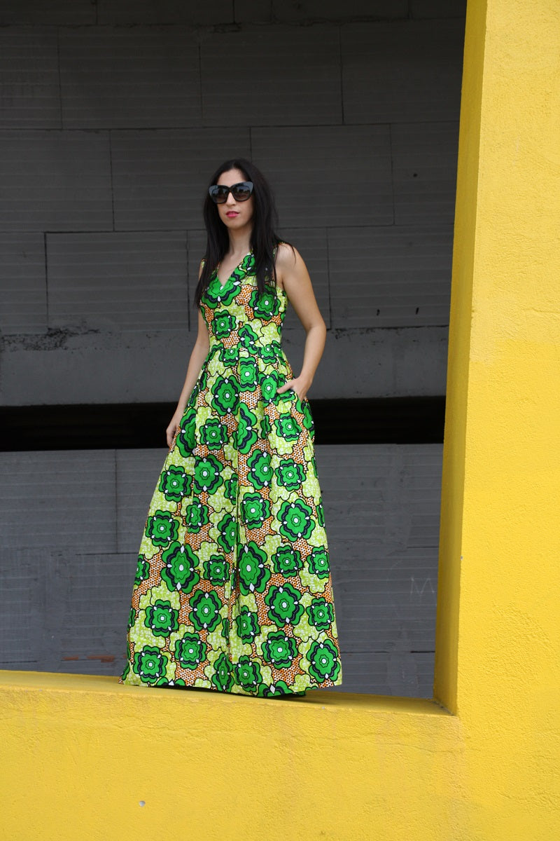 Rosetta African Maxi Dress