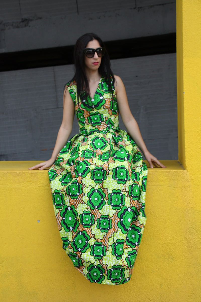 Rosetta African Maxi Dress